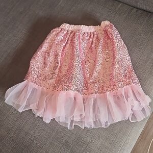Baby Girl Sequin Pink Skirts